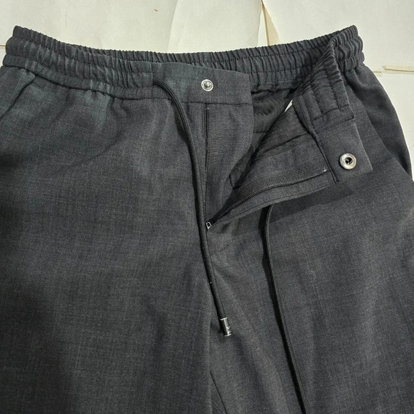 Express Conscious Edit Drawstring Waist Jogger Trouser Pants Wool Blend Size 28 - Picture 3 of 10
